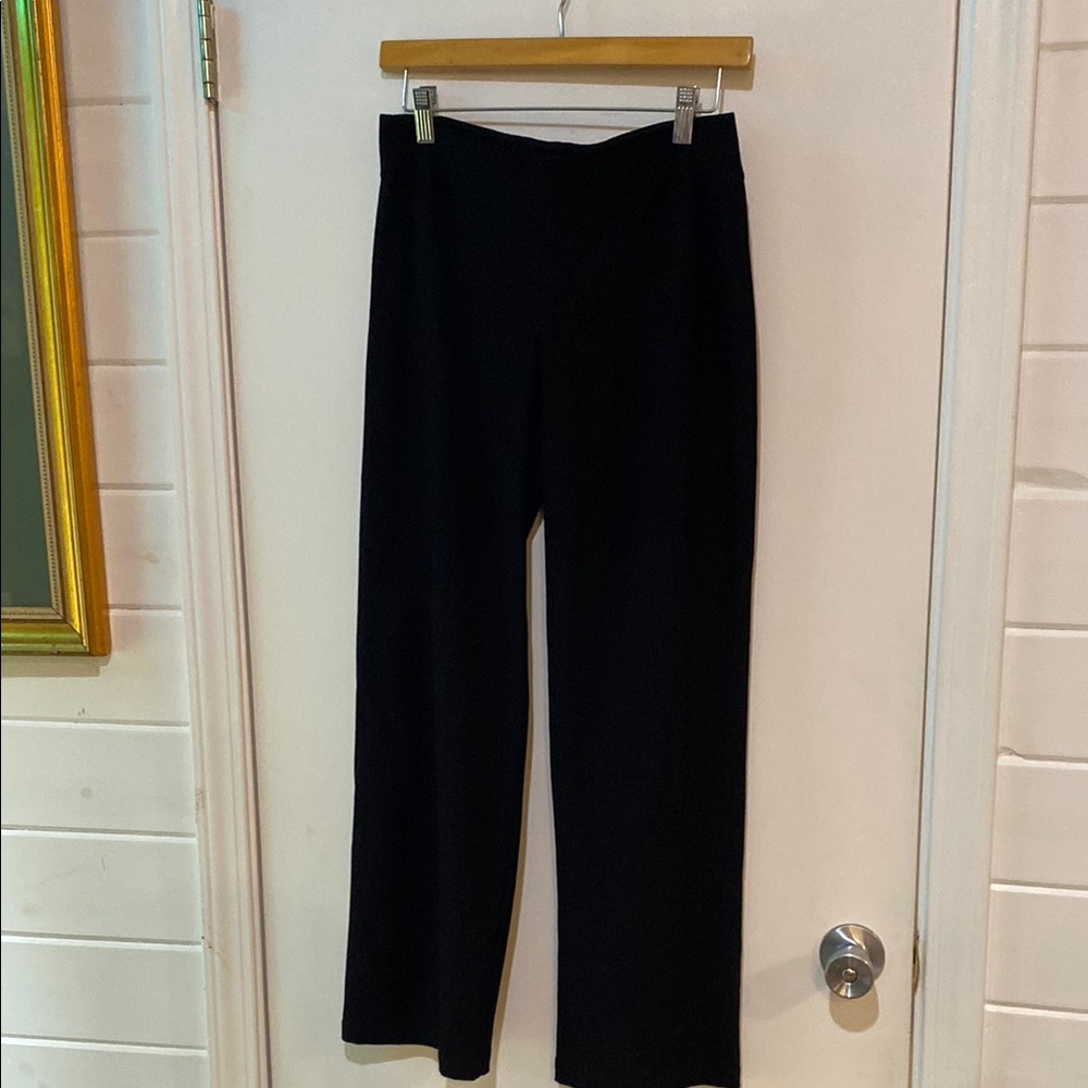 Eileen Fisher Black Tailored Trousers